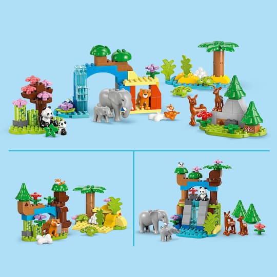 LEGO® DUPLO® Town 3in1 Wild Animal Families Set Learning Toy 10446